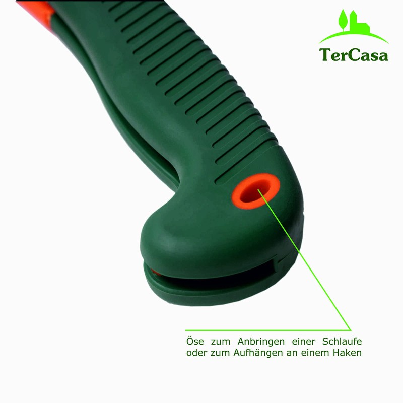 TerCasa® Folding Hand Saw, Garden Folding Saw with Safety Lock,