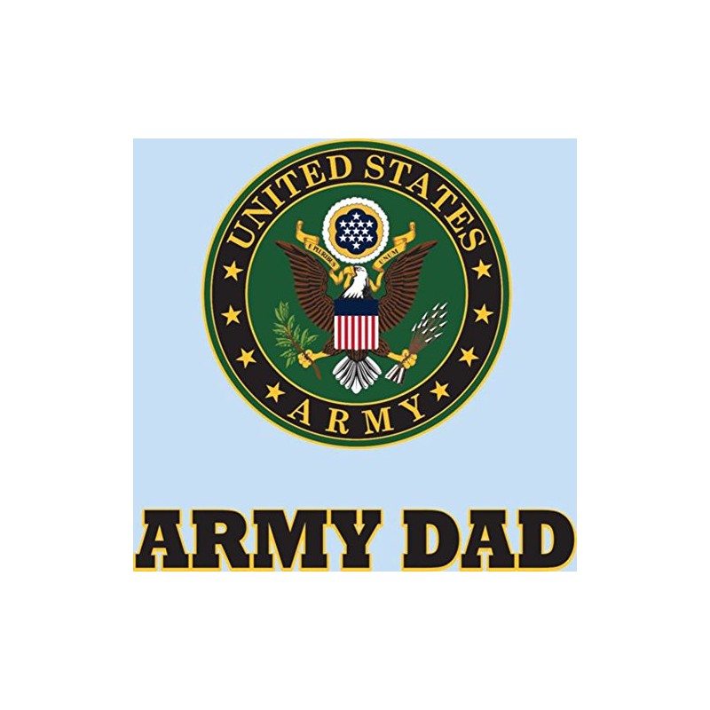U.S. Army Dad Clear Decal
