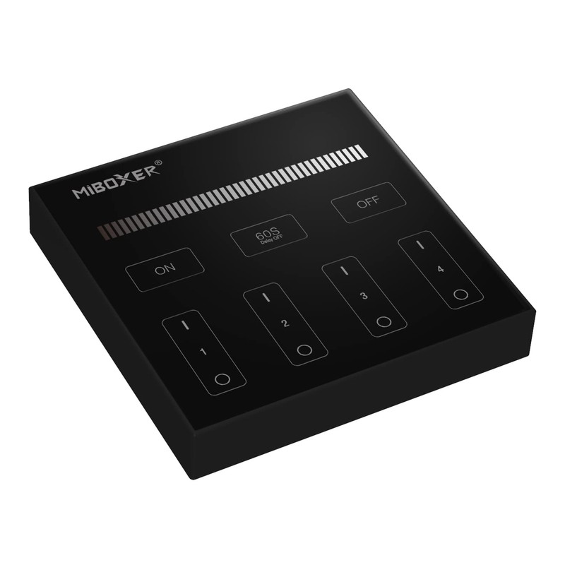 LIGHTEU®, Miboxer 4 Zone Remote Brightness Dimmable 2.4Ghz RF Remote