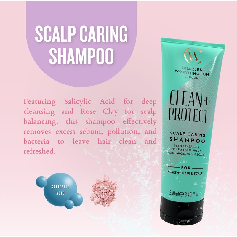 Hair Wellness, Revitalise with Clean Shampoo, Protect Scalp Shampoo and