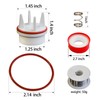800M4 Vent Float Repair Kit and prebackflow valve cover for