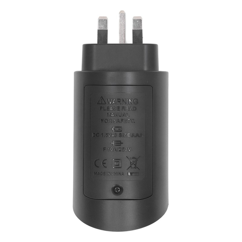 Outlet Tester Digital Display 3 Prong Electrical Receptacle Detector Socket
