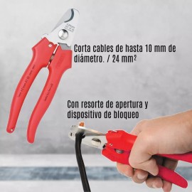 Comecializadora Sesuconsa Pinza Corta Cable Awg 3 Knipex 95 05 165 Sb
