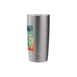 Capybara flower crown nature harmony joy animal lover peace Stainless Steel Insulated Tumbler