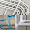 uxcell 12Pcs PVC Pipe Clamps, White, Fit for 20-32mm OD