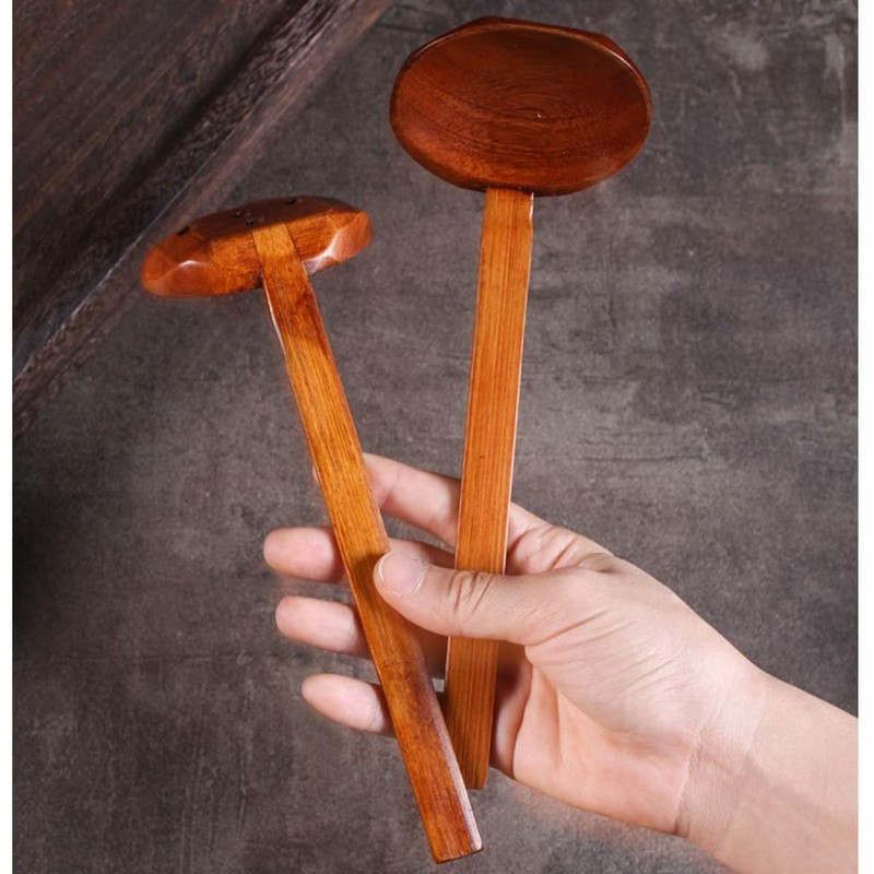 AKAMAS Japanese Soup Spoon Long Handle Japanese Long Handle Drink