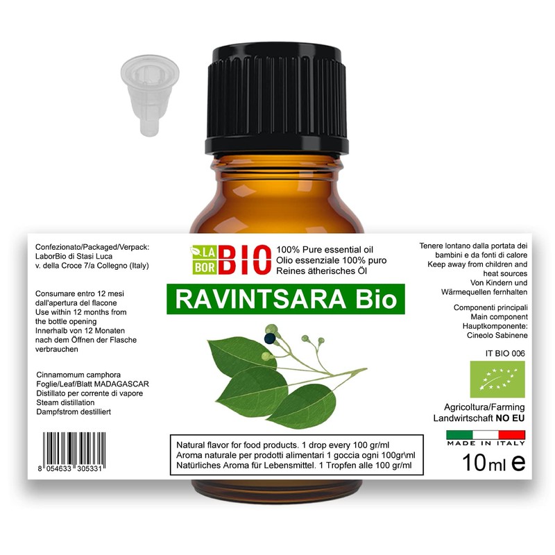 Ravintsara Öl Bio Ätherisches Öl 100% Reines 5 ml -