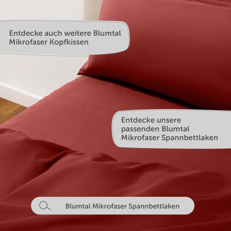 Blumtal 90 Microfibre Bed Linen And Pillowcase Set