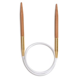 KA KA04294 16" US 13 9mm Circular Knitting Needles, Bamboo, Beige, US 7 4.5mm