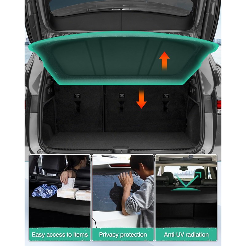 Powerty Cargo Cover for Buick Envision 2021-2024 2025 Accessories Trunk