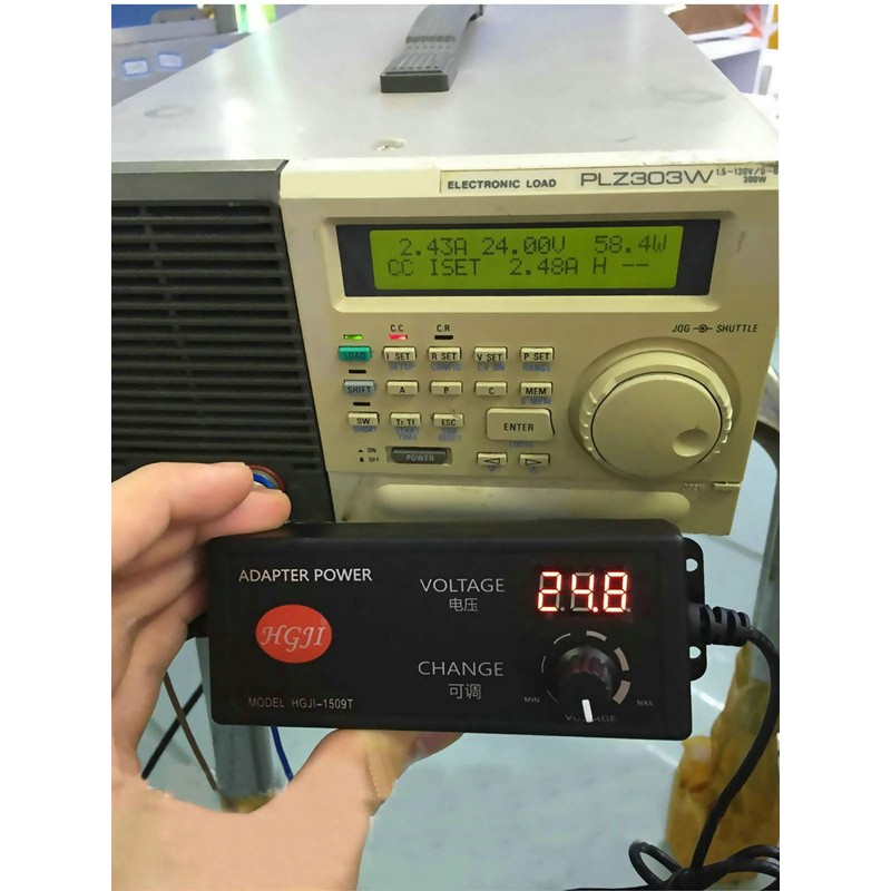 HGJI 60W Adjustable AC/DC Adapter Switching Power Supply 100-240V to