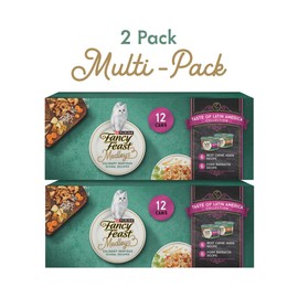 Purina Fancy Feast Medleys Latin America Wet Cat Food Variety Pack - (Pack of 2) 12 ct. Cans