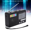 Solar Charging Radio Portable Radio with Emergency LED Flashlight Support