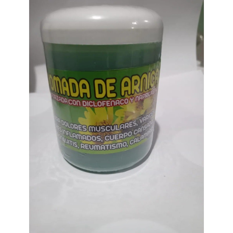 Pomada De Árnica Golpes Dolor Muscularr 240 Gramos 5 Piezas