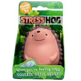 Boxer Gifts Stress Hog Toy - Unique Stress Balls for Adults & Teenagers | Squishy Fidget Toys for Anxiety - Cool Desk Accessories | Cute Hedgehog Gifts & White Elephant for Co-Workers