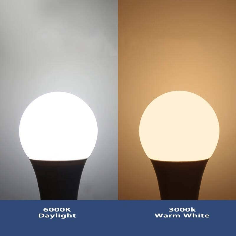Welitesim A15 E26 E27 LED Light Bulbs,25W Equivalent,3000K Warm White,3W