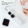 LCD Nail Drill Machine Portable USB Charging Adjustable Electric Nail
