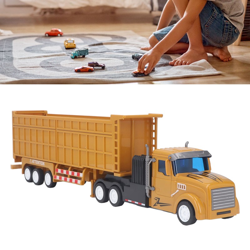 Kids Truck Toy Extended Dump Truck Good Simulation Detachable Carriage