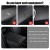 Car Center Console Cover, Leather Memory Foam Car Armrest Cover