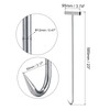 uxcell 23inch T-Handle Meat Boning Hook, Galvanized T Hooks for