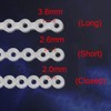 RZJZGZ Clear Dental Orthodontic Elastic Chain Power Chains Brace Orthodontic
