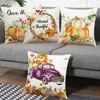 BINXWA Autumn Cushion Cover, Autumn Decorative Cushion 45 x 45