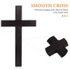 11 Inch Wall Mounted Jesus Cross Rustic Wooden Crucifix for