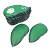 10 PCS Golf Club Head Covers Four Leaf Clover Pattern