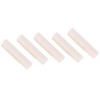 5Pcs Acoustic Wood Guitar Nut Ivory White Cow Bones Musical