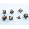 chx 20493 - set 7 dadi poliedrici mini - lustrous
