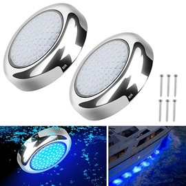RVZONE Underwater LED Boat Lights - 2400LM Waterproof Marine Lighting