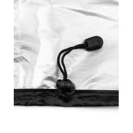 QWORK TireHide - Efficiently Store Tires (up to 30") with Waterproof Bag Cover, 2 Pack Large Garage Mate Tire Hide