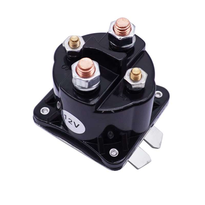 4 Terminals 12V Dump Trailer Solenoid Compatibe with Prestolite 15-483