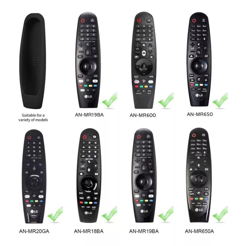 Estuchelandia Funda Silicon Control LG An-mr600, Mr650, Mr18ba, Mr19ba, Tv