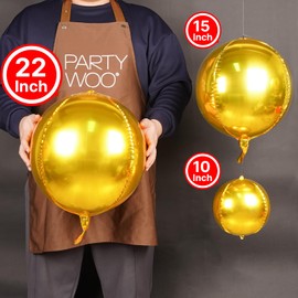 PartyWoo 4D Foil Balloons 20 pcs,9719