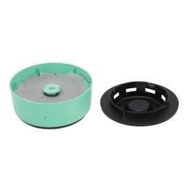 FOTABPYTI Smart Ashtray, High Density Filter Screen 360 Degree Wind Circulation Smokeless Ashtray for Home (Green and Black)