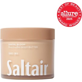 Saltair Manteca Corporal Multilípida - Rica Y Nutritiva Crema Hidratante Corporal Santal Bloom Con Complejo De Ceramidas, Aceite De Coco, Manteca De Karité Y Espino Amarillo. Hidratación Profunda Para