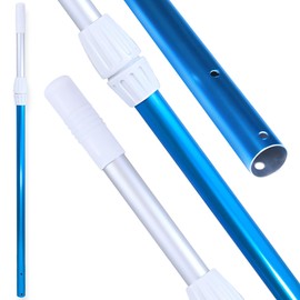 SWIMLINE HYDROTOOLS 83515 2-Piece Telescopic Pole 6 To 11 Feet Adjustable Telepole For Swimming Pool Cleaning Skimmer Nets Vacuum Heads & Brushes Step-Up Anodized Aluminum W/ Strong Grip & Lock