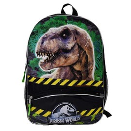 Fast Forward Jurassic Park 16" Backpack with 1 Lower Front Pocket
