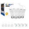 Rechargeable Emergency Light Bulbs, 4 Pack Battery Powered LED Light