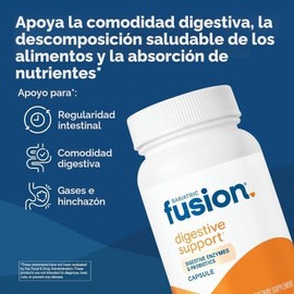 Bariatric Fusion- Apoyo Digestivo Enzimas Digestivas con Probióticos  Suplemento Vegano  Probióticos para Digestivos