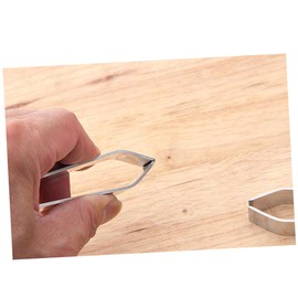 Alipis 3pcs Fish Bone Tweezer Fish Bone Clip Stainless Steel Tweezer Slant Tweezer Flat Tweezers