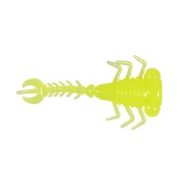 Z-MAN MLA-83PK8 Larvaz 1.75 Inch Hot Chartreuse 8 Pack Micro Finesse Bait