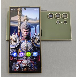 DEMANN GMBH Unlock your phone, 6.75 inch screen, 4GB RAM + 64GB ROM/TF 256GB, 5MP + 16MP dual camera, support for 4G LTE FDD TDD, dual SIM, suitable for beginners. (green4)