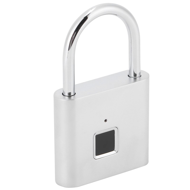 Fingerprint Padlock AntiTheft Intelligent Electronic Lock for Home Office Cabinet