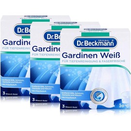 Dr. Beckmann White Curtains | Curtain White for Radiant Curtains | with Effective Intensive White Formula | 3 x 120 g