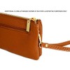 The Accessory Co. Womens Small Clutch Bag Plain Crossbody Purse