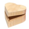 Baker Ross EK2436 Wooden Heart Boxes (Pack of 4) For