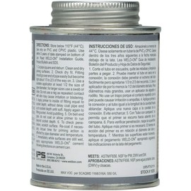 WELD-ON 10250 P-75 Wet ‘R Dry PVC/CPVC Non-Bodied Primer - Fast Acting and Low-VOC, Aqua Blue, 1/2 Pint (8 fl oz)