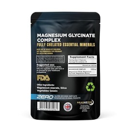 Magnesium Glycinate 4-in-1 Complex 1000mg Supplements, 120 Capsules